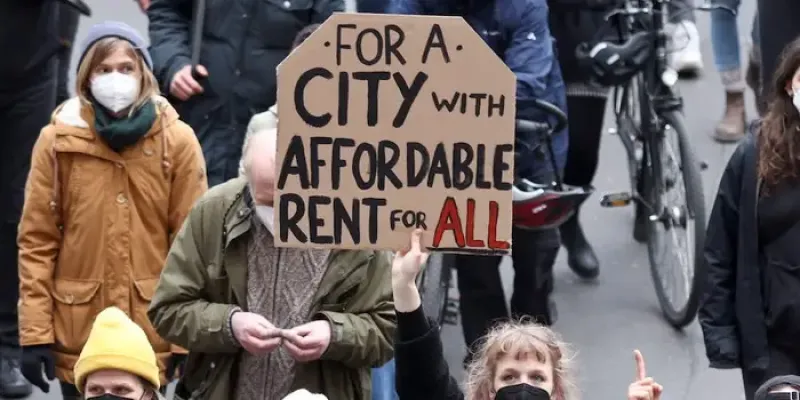 Bild på en demostration
